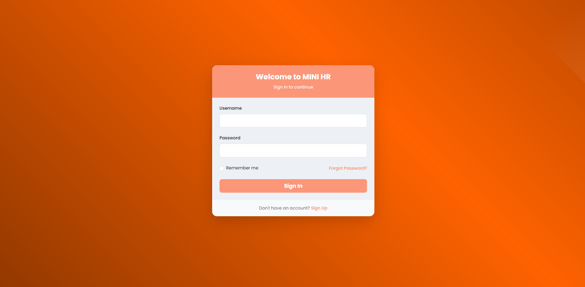 Human Resource Software screenshot